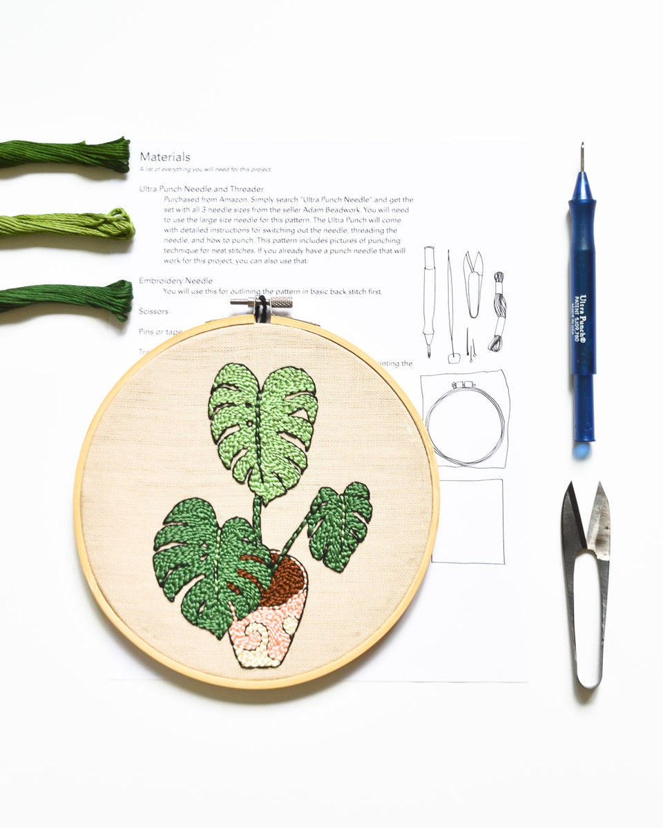 Botanical Embroidery Kit - Tatter